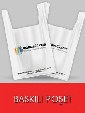 Baskılı Market poşeti