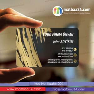 Bayan Kuaför Şeffaf Kartvizit 04
