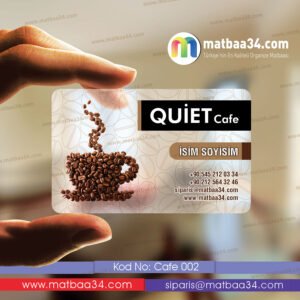 Cafe Şeffaf Kartvizit 02