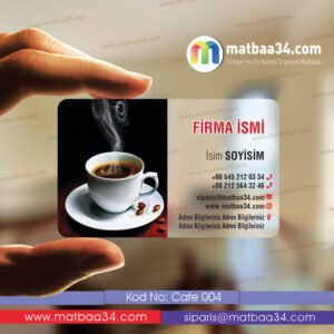 Cafe Şeffaf Kartvizit 04