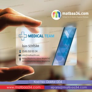 Doktor Şeffaf Kartvizit 04