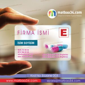 Eczane Şeffaf Kartvizit 03