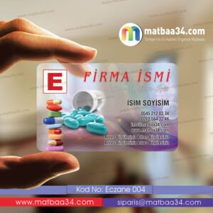 Eczane Şeffaf Kartvizit 04