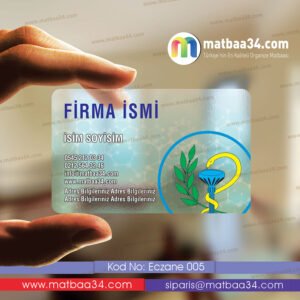 Eczane Şeffaf Kartvizit 05