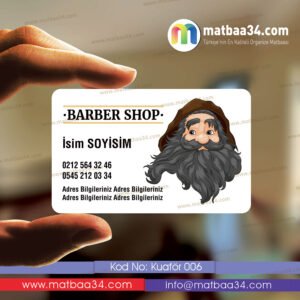 Berber Şeffaf Kartvizit 06