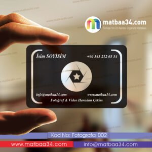 Fotoğrafçı Şeffaf Kartvizit 02