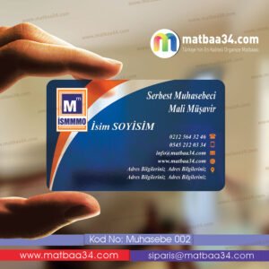Mali Müşavir Şeffaf Kartvizit 02