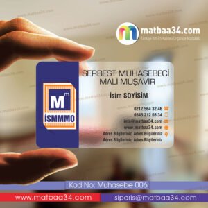 Mali Müşavir Şeffaf Kartvizit 06