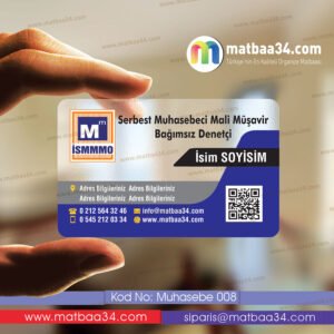Mali Müşavir Şeffaf Kartvizit 08